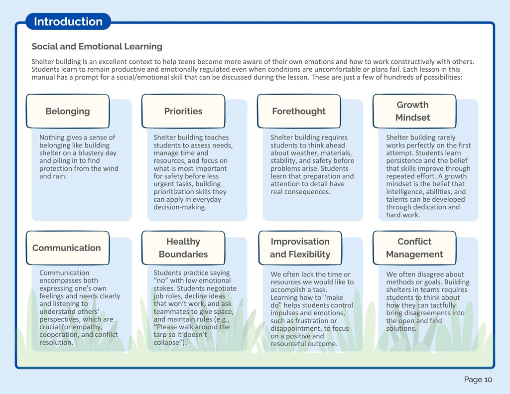 Shelters Teacher's Manual (Pilot Edition) (digital PDF download)