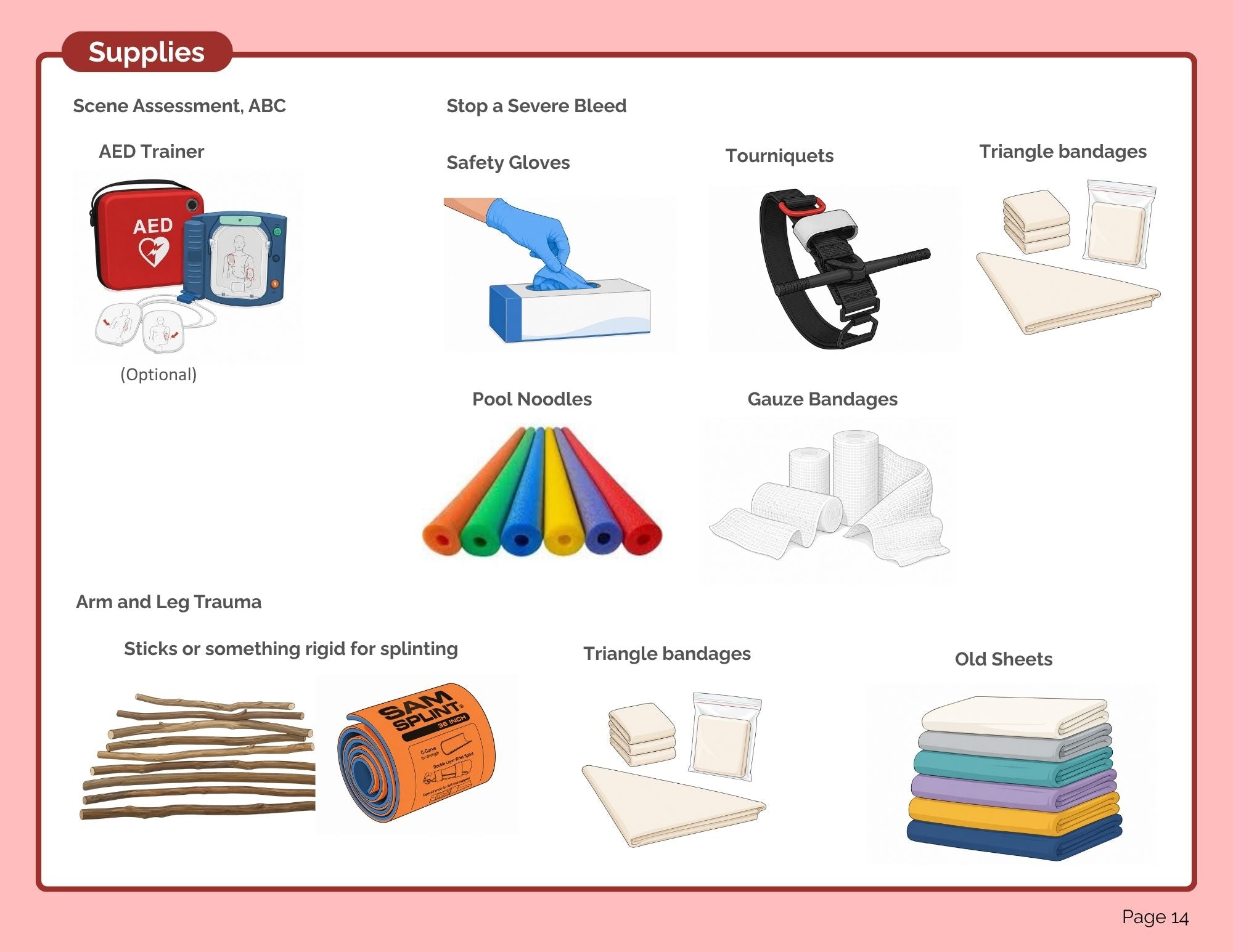 First Aid Bundle (digital PDF download)