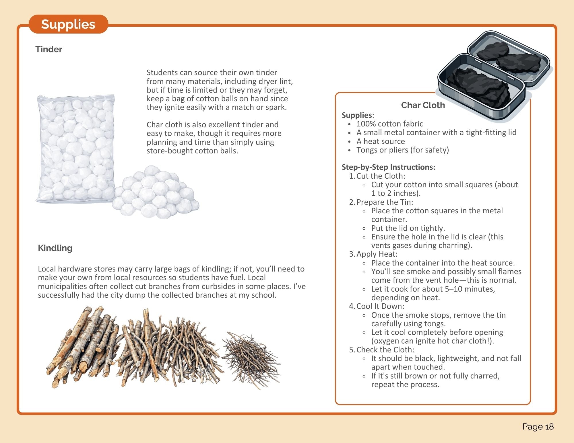 Fire and Cooking Teacher's Manual (Pilot Edition) (digital PDF download)