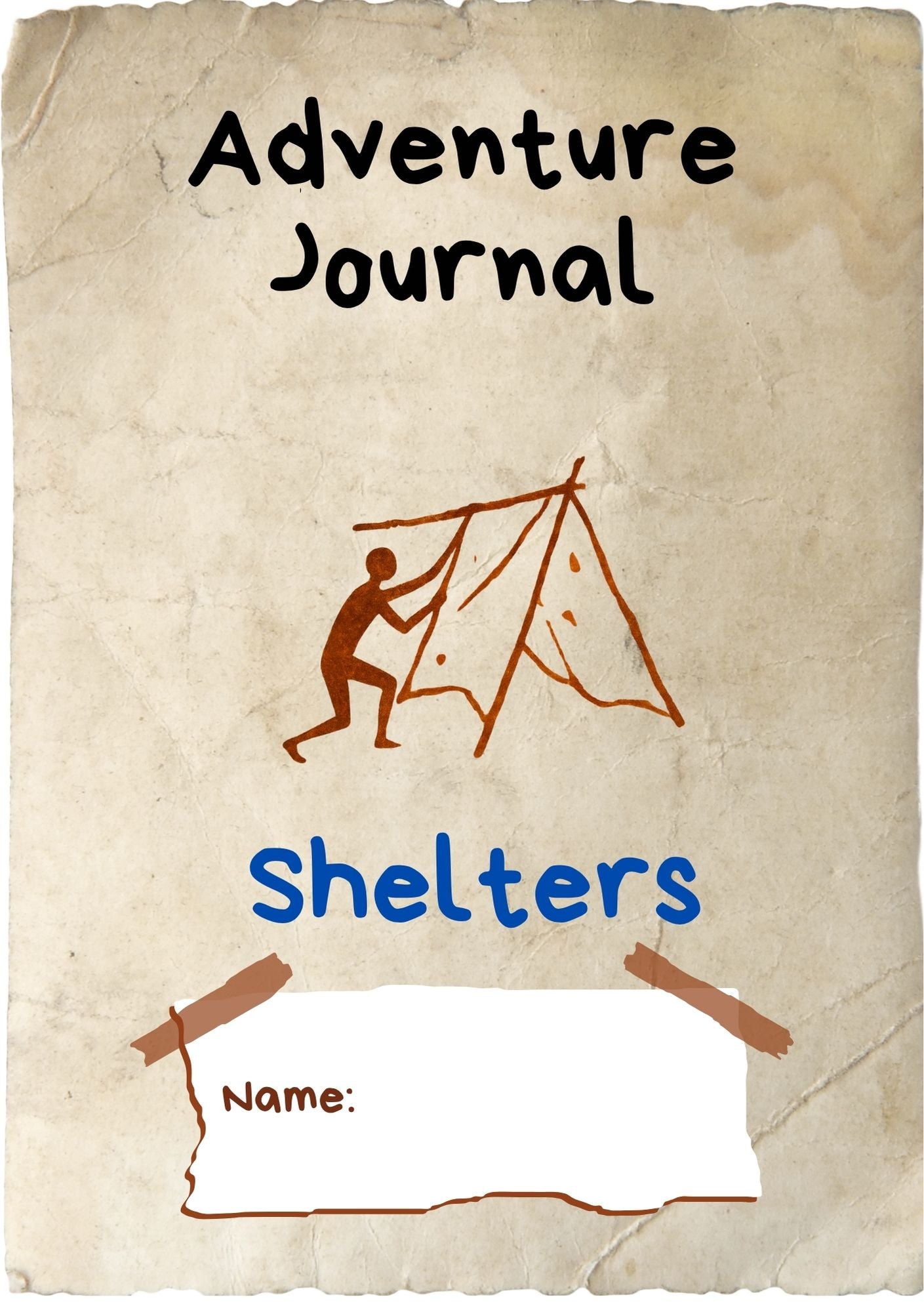 Shelters Adventure Journal (digital PDF download)