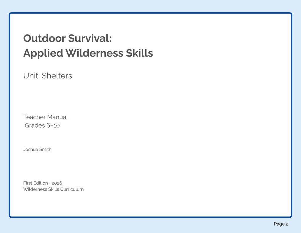 Shelters Bundle (digital PDF download)
