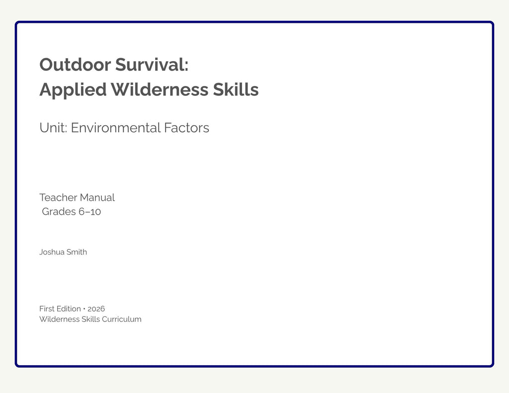 Environmental Factors Bundle (digital PDF download)