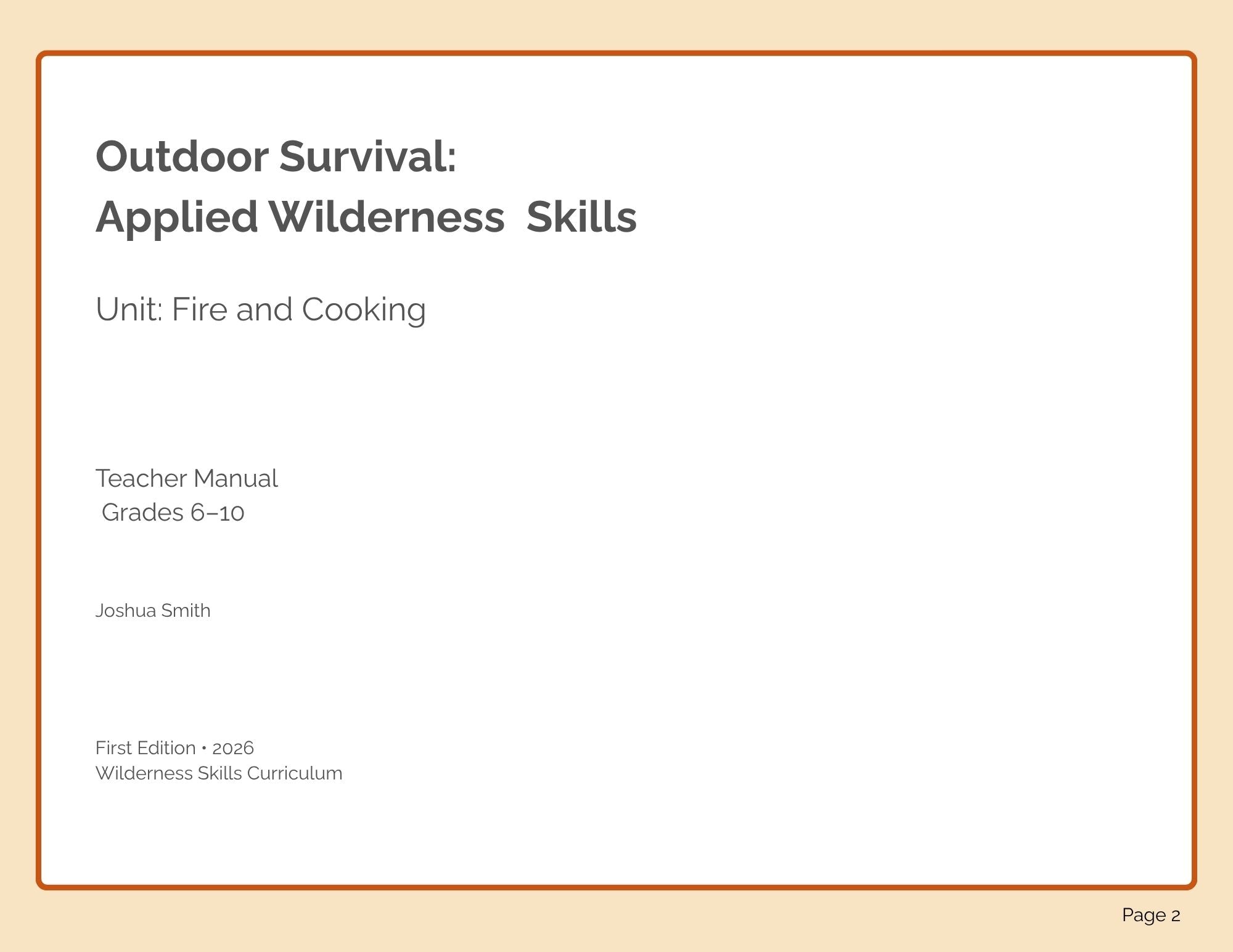 Fire and Cooking Bundle (digital PDF download)