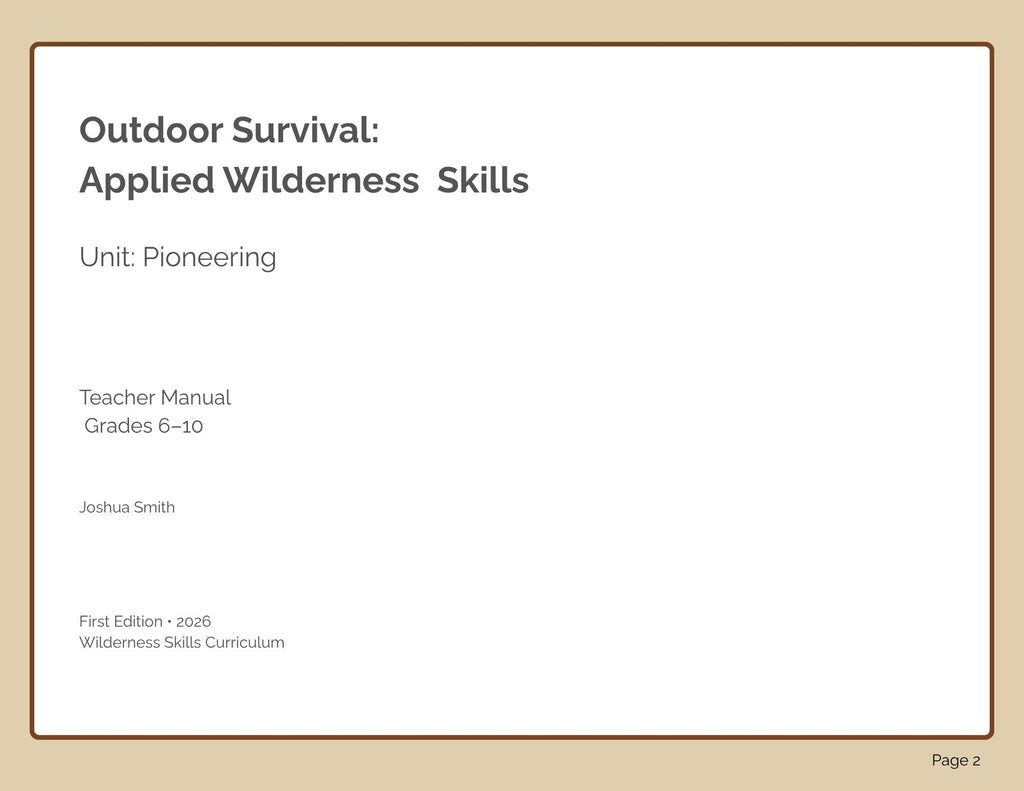 Pioneering Bundle (digital PDF download)