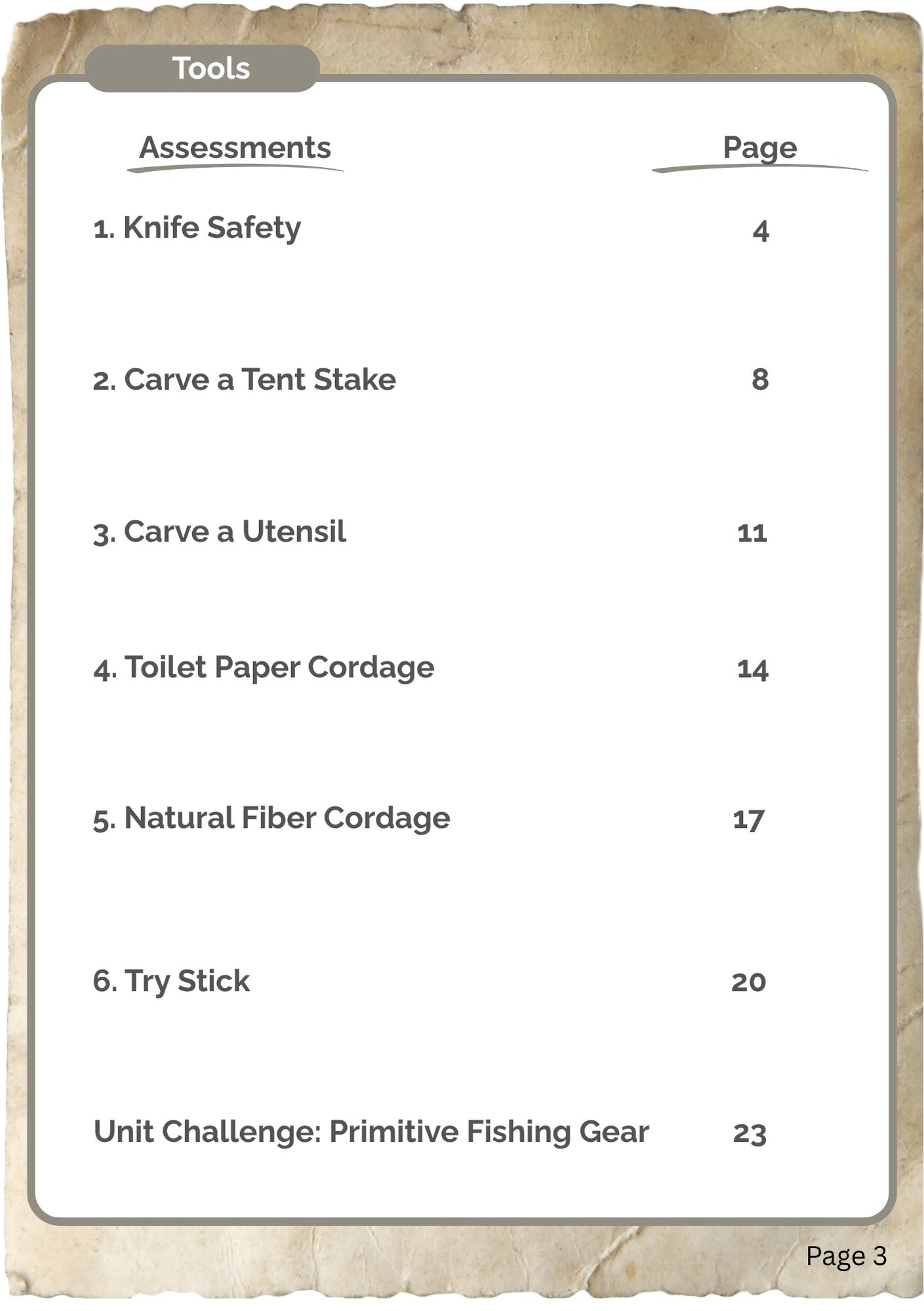 Tools Adventure Journal (digital PDF download)