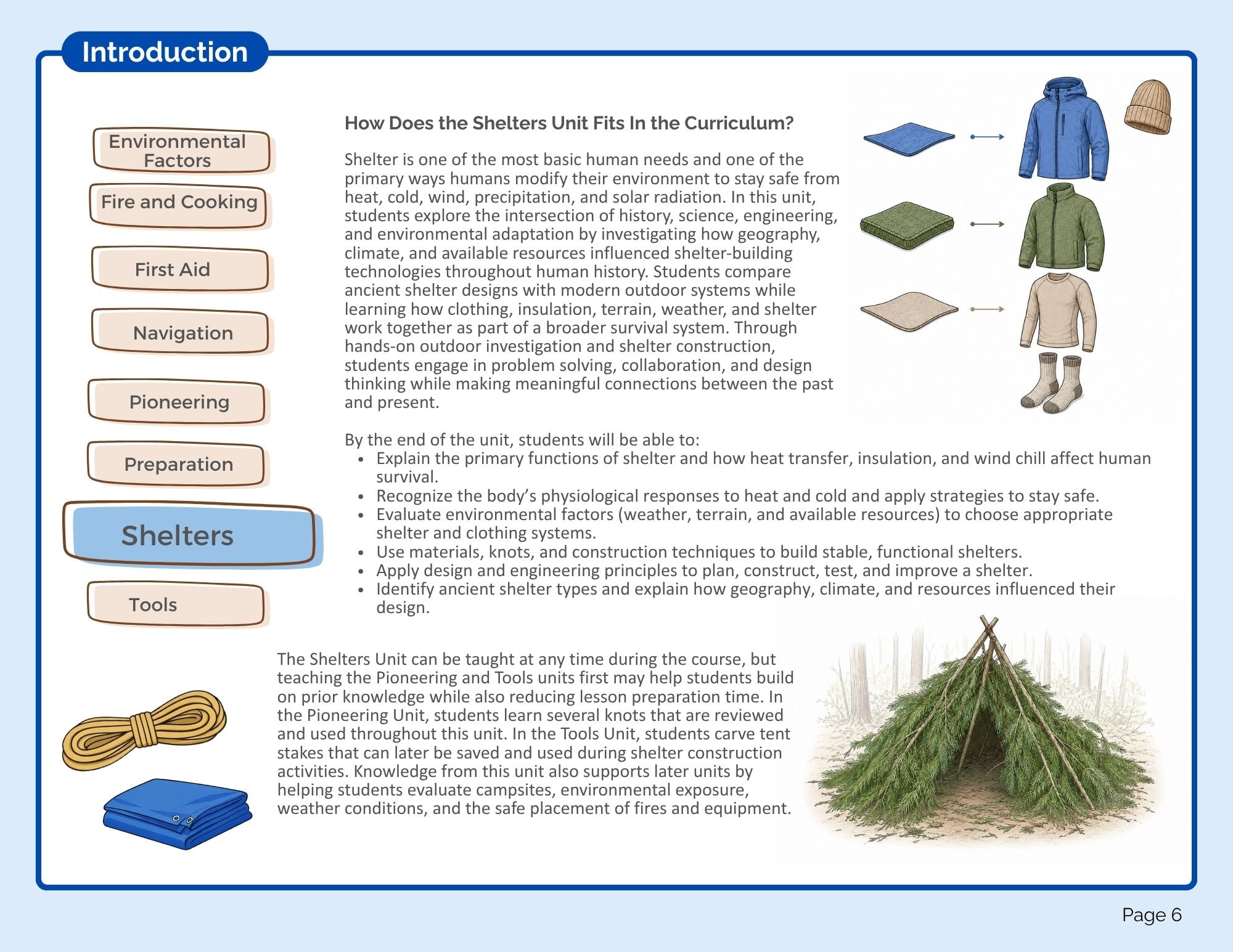 Shelters Teacher's Manual (Pilot Edition) (digital PDF download)