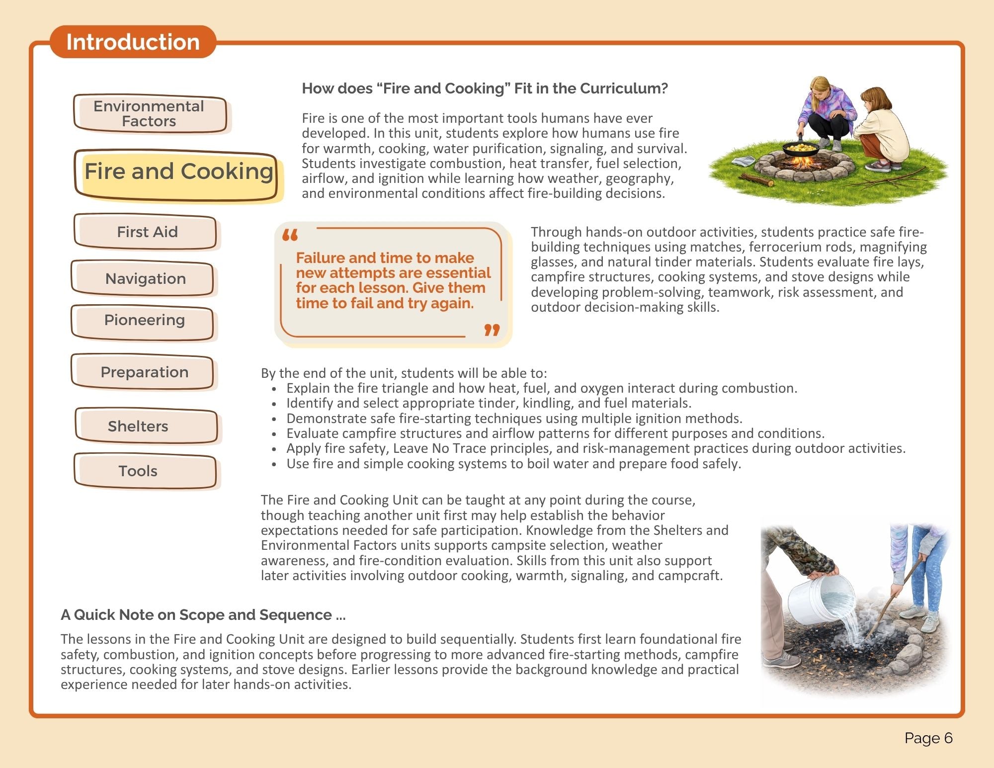 Fire and Cooking Teacher's Manual (Pilot Edition) (digital PDF download)