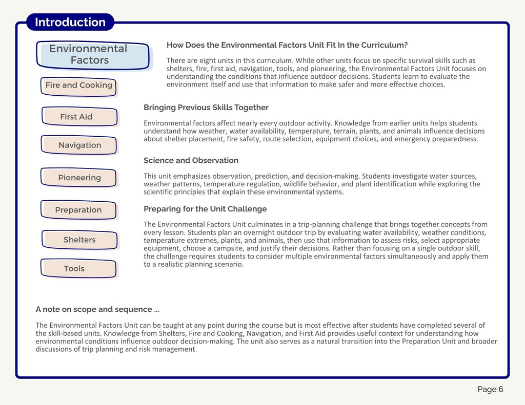 Environmental Factors Bundle (digital PDF download)