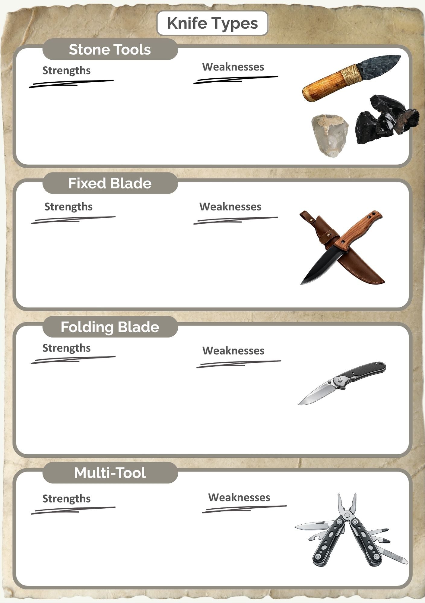 Tools Adventure Journal (digital PDF download)