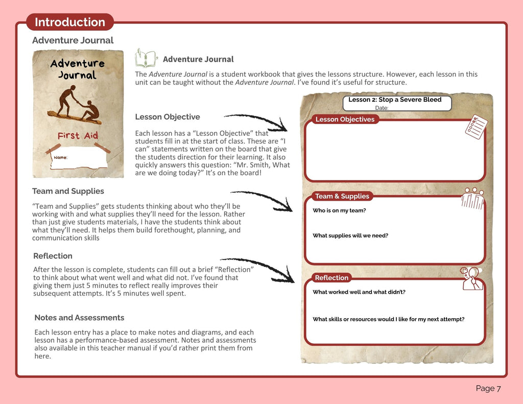 First Aid Teacher's Manual (Pilot Edition) (digital PDF download)