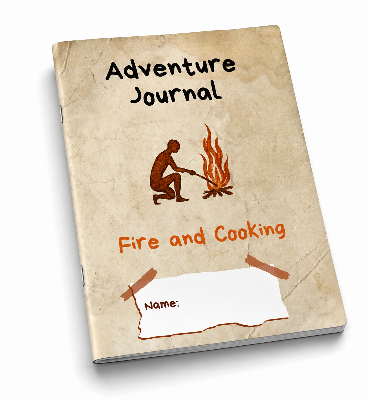 Fire and Cooking Adventure Journal (digital PDF download)